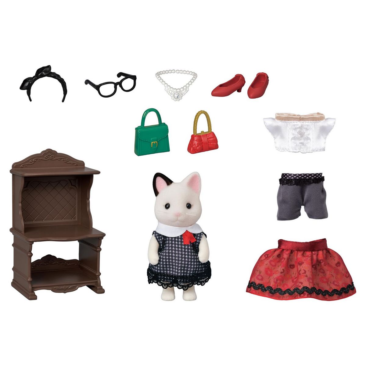 Sylvanian Families La famille chat bicolore