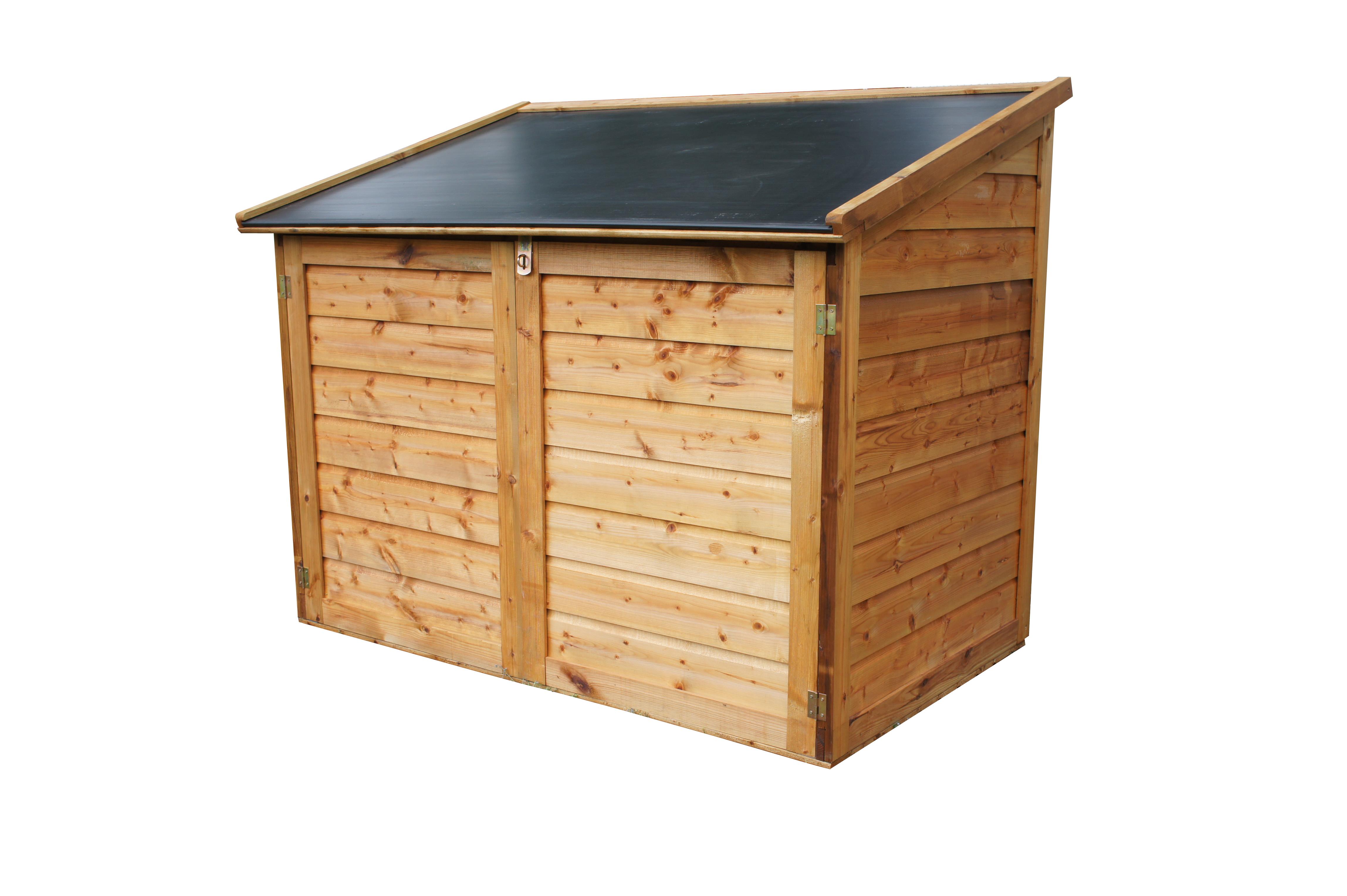 Coffre de jardin en bois TROCADERO 1200L pas cher 