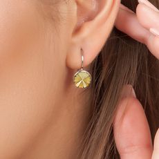 Parure collier et boucles d'oreilles SC Crystal ornée de Cristaux scintillants