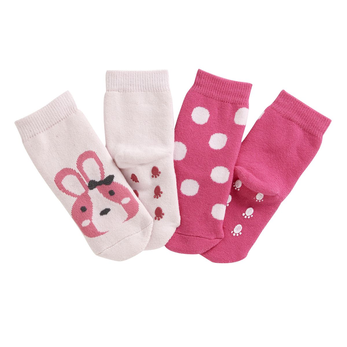 In Extenso Lot De 2 Paires De Chaussettes Antiderapantes Bebe Pas Cher A Prix Auchan