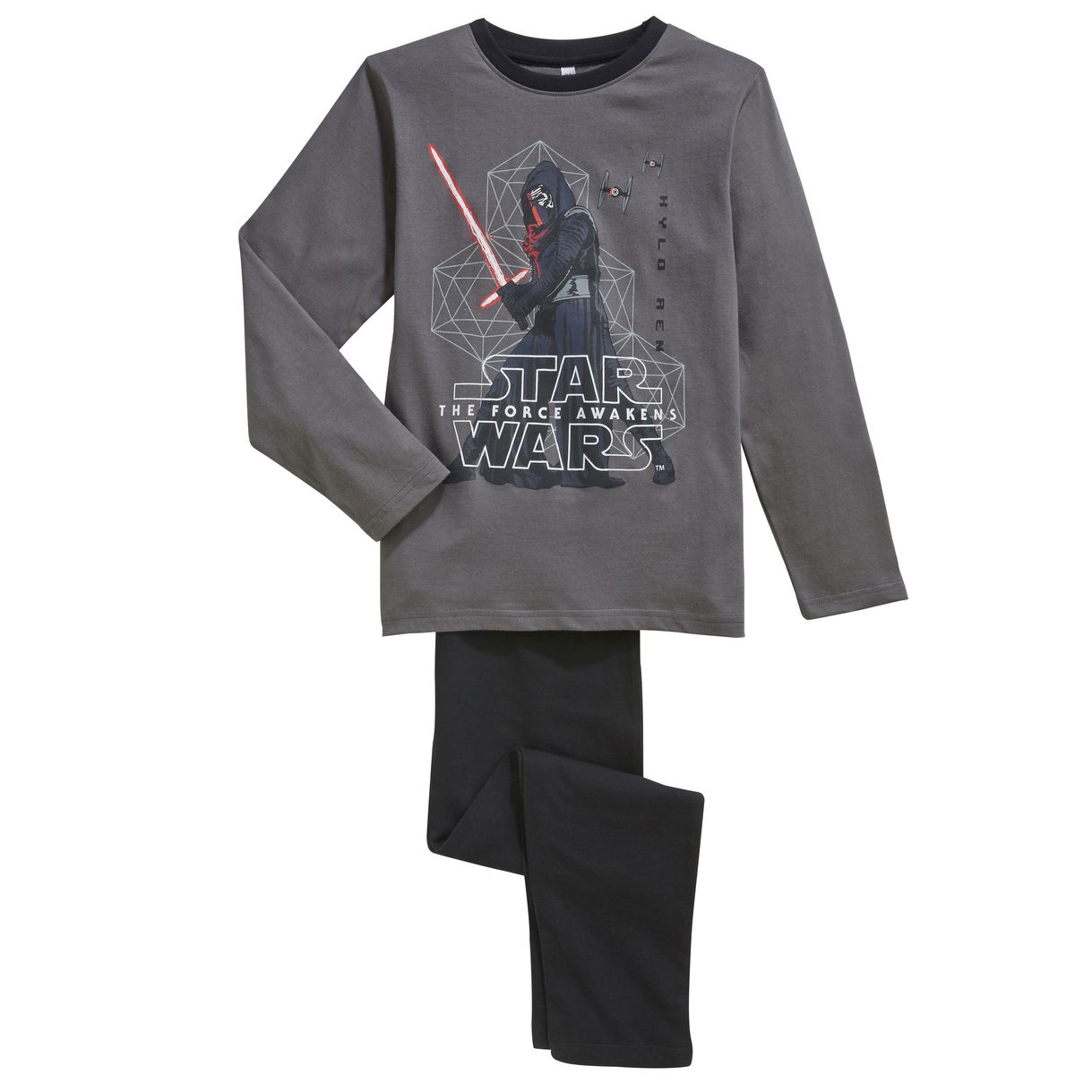 STAR WARS Pyjama manches longues du 8 au 16 ans gar on pas cher