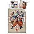 dragon ball z parure housse de couette enfant en coton bio dragon ball super