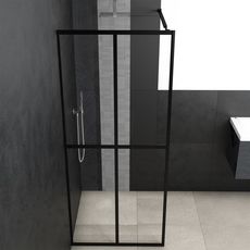 VIDAXL Ecran de douche Verre trempe transparent 140x195 cm