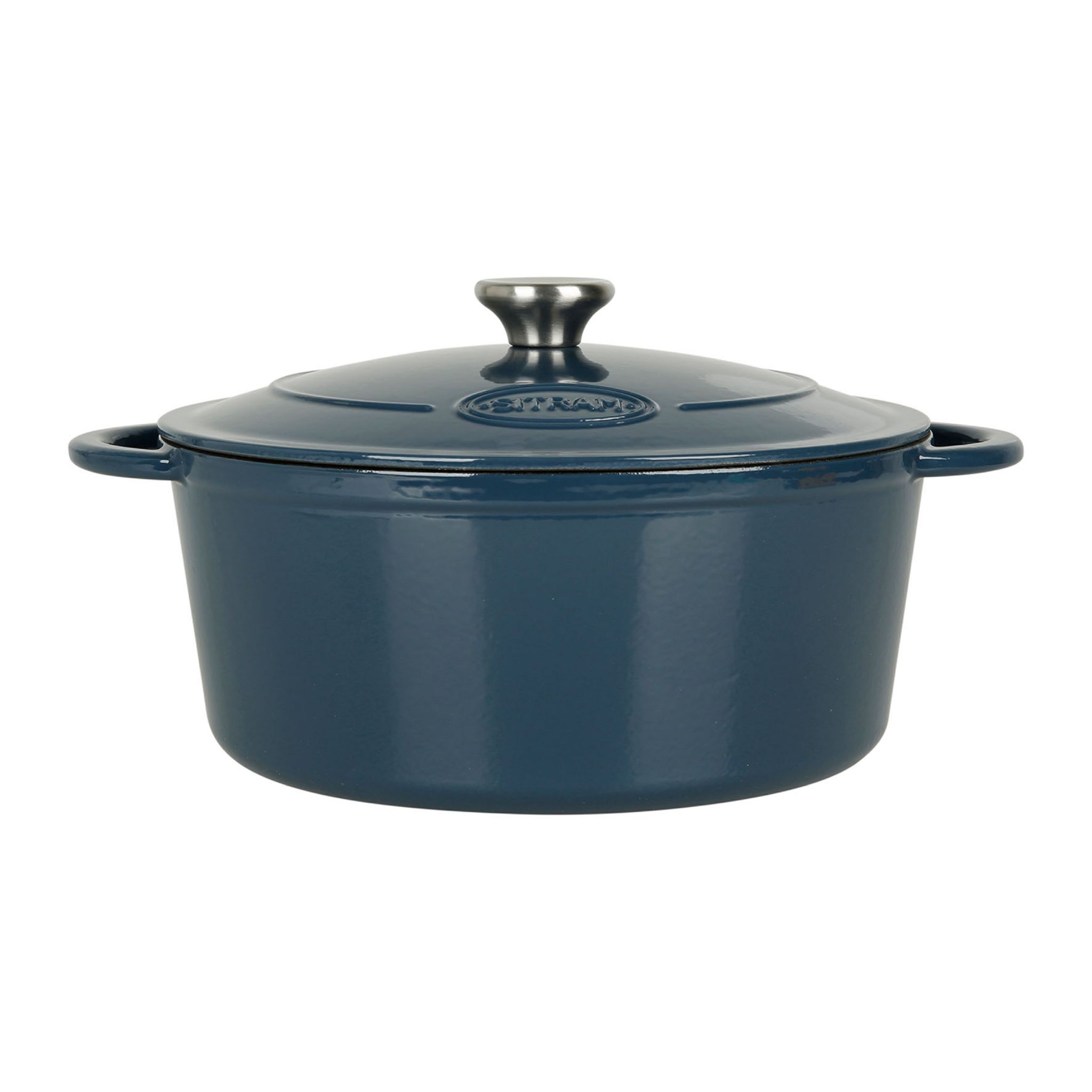 SITRAM Cocotte TRADIFONTE - 712573 - 5L Fonte émaillée ronde blanc