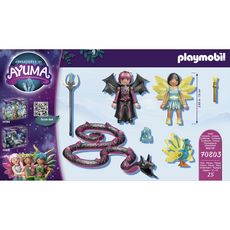 PLAYMOBIL 70803 AYUMA - Crystal Fairy et Bat Fairy avec animaux