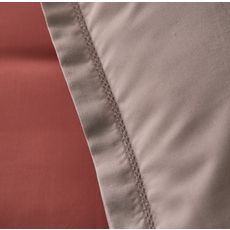 ACTUEL Taie d'oreiller unie en percale de coton 70 fils  (Blanc)