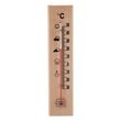 GARDENSTAR Thermometre en bois - 20 cm