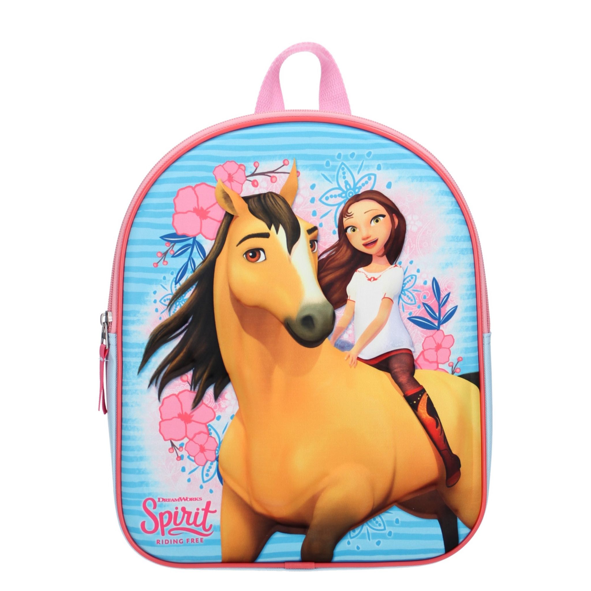 Sac maternelle bleu cheval SPIRIT