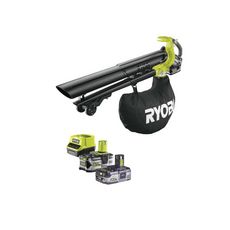 Pack RYOBI Souffleur aspiro-broyeur 18V OnePlus Brushless RBV1850 - 1 Batterie 3.0Ah High Energy -