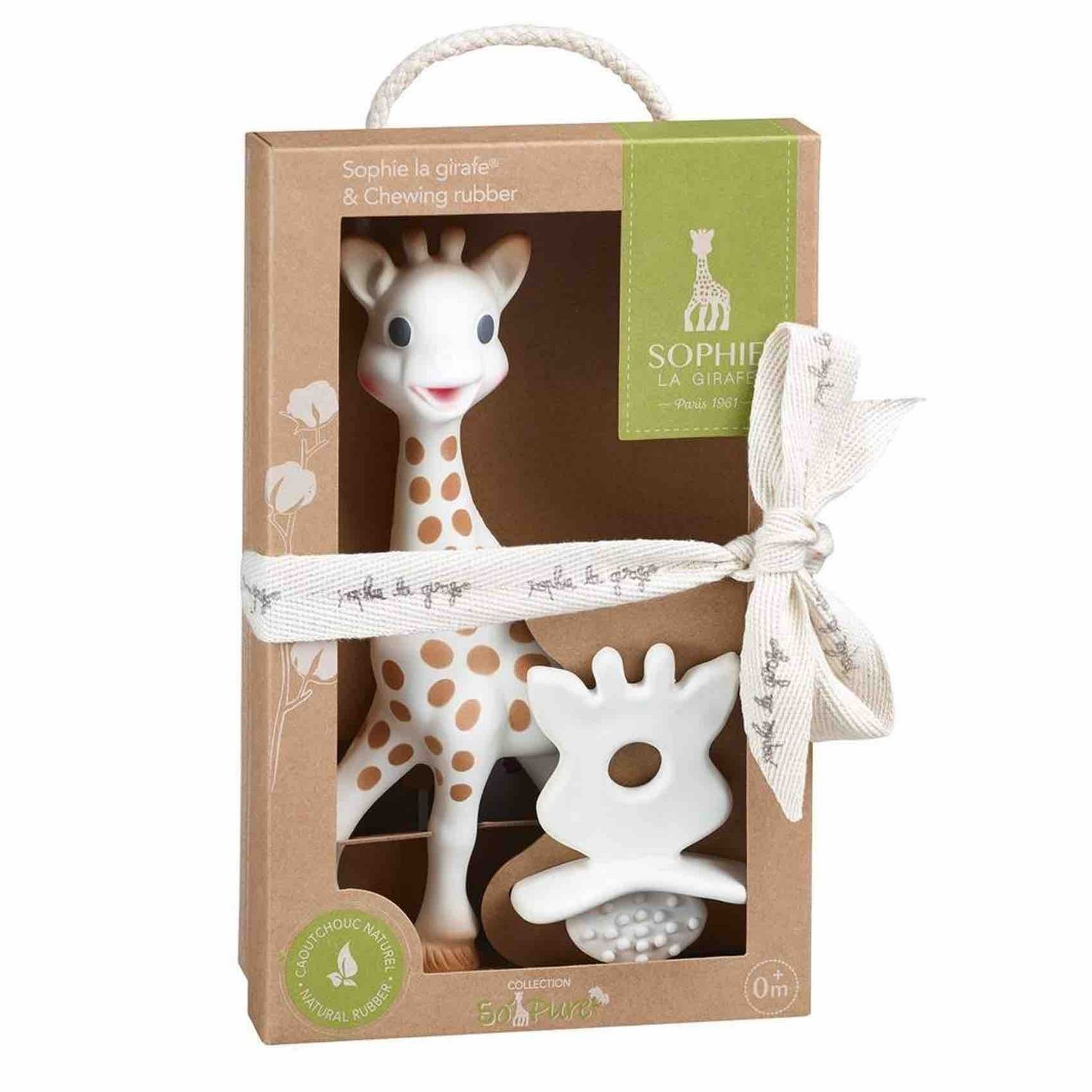 sophie la girafe - sac cadeau, jouets 1er age