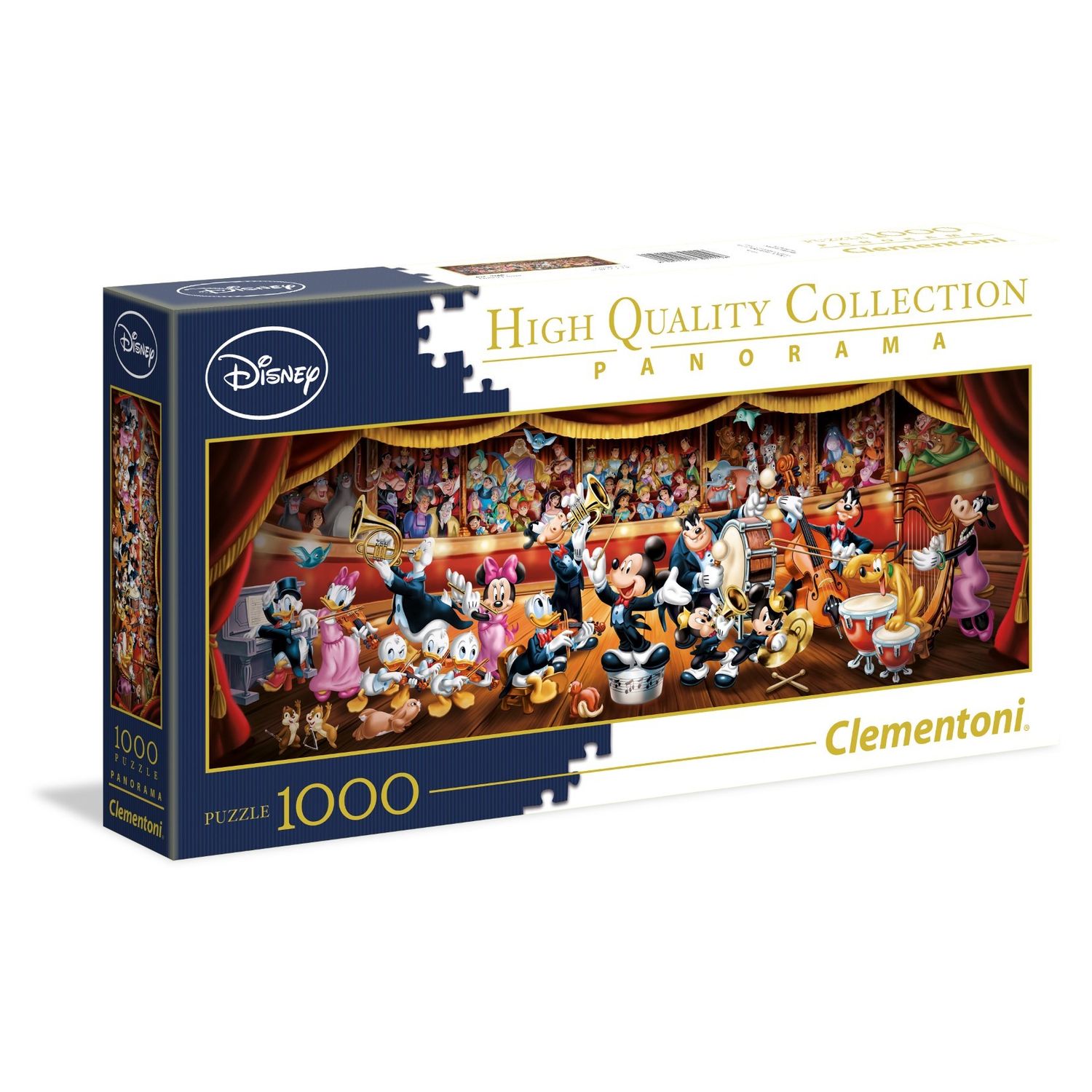 CLEMENTONI Puzzle 1000 pièces Panorama : Animaux sauvages pas cher 