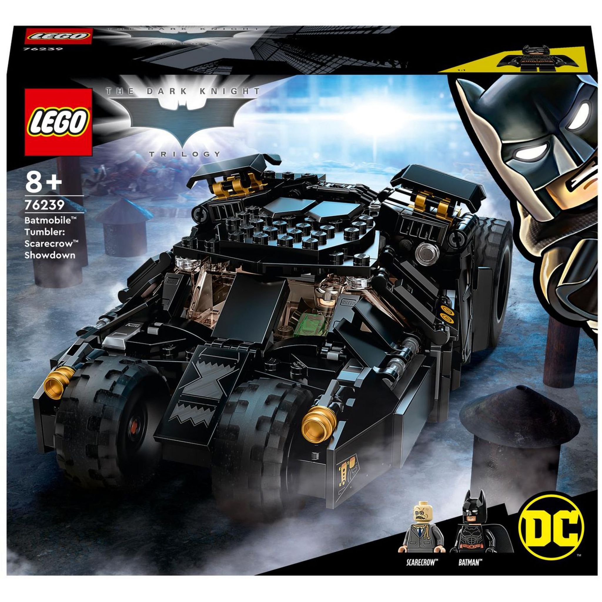 LEGO® 76239 DC Batman La Batmobile™ Tumbler : La Confrontation avec  l'Épouvantail, Jouet Voiture pour Enfants dès 8 ans