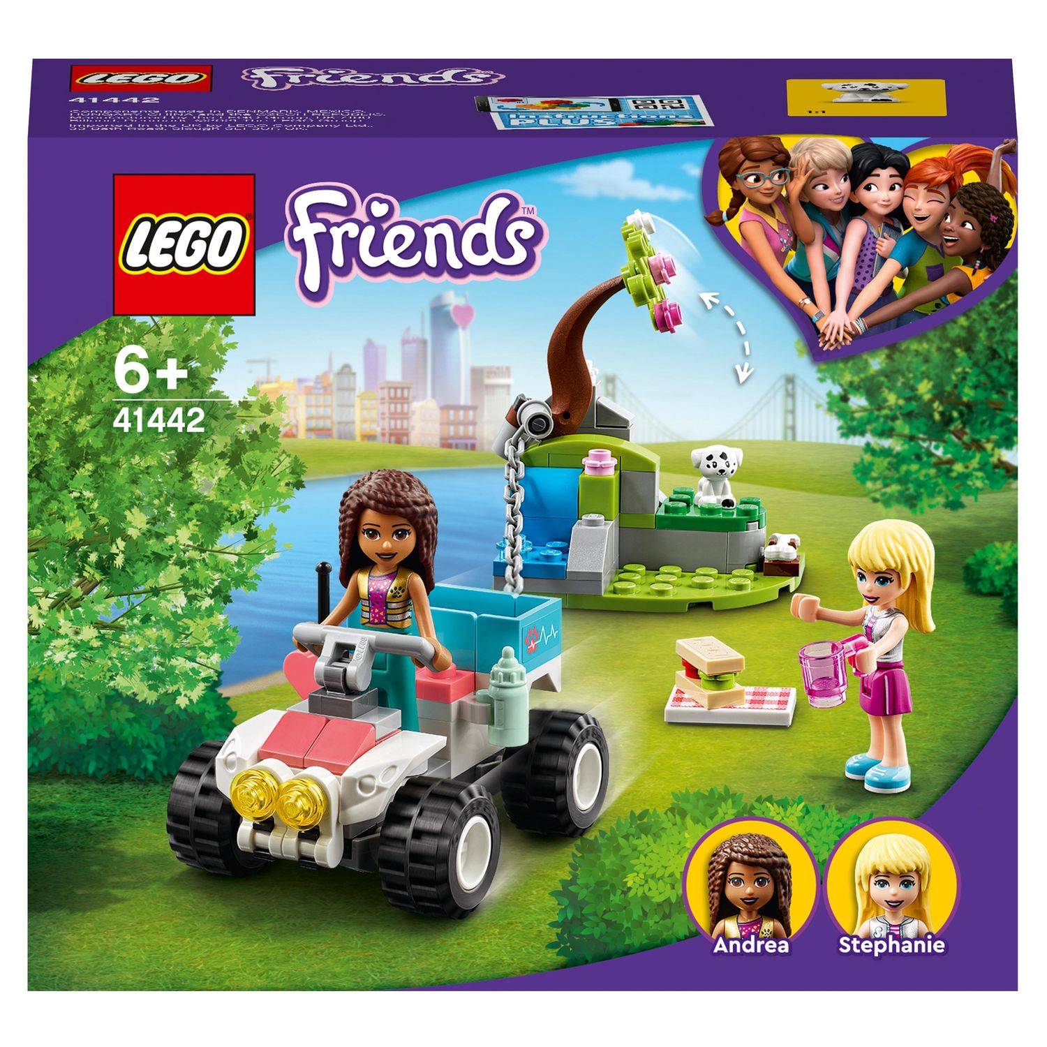 LEGO 41695 Friends La Clinique Vétérinaire, Jouet pour Enfants +4 A