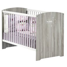 Baby Price Lit Bebe Combine 1x60 Cm Evolutif En 90x190 Cm Happy Hetre Cendre Pas Cher A Prix Auchan