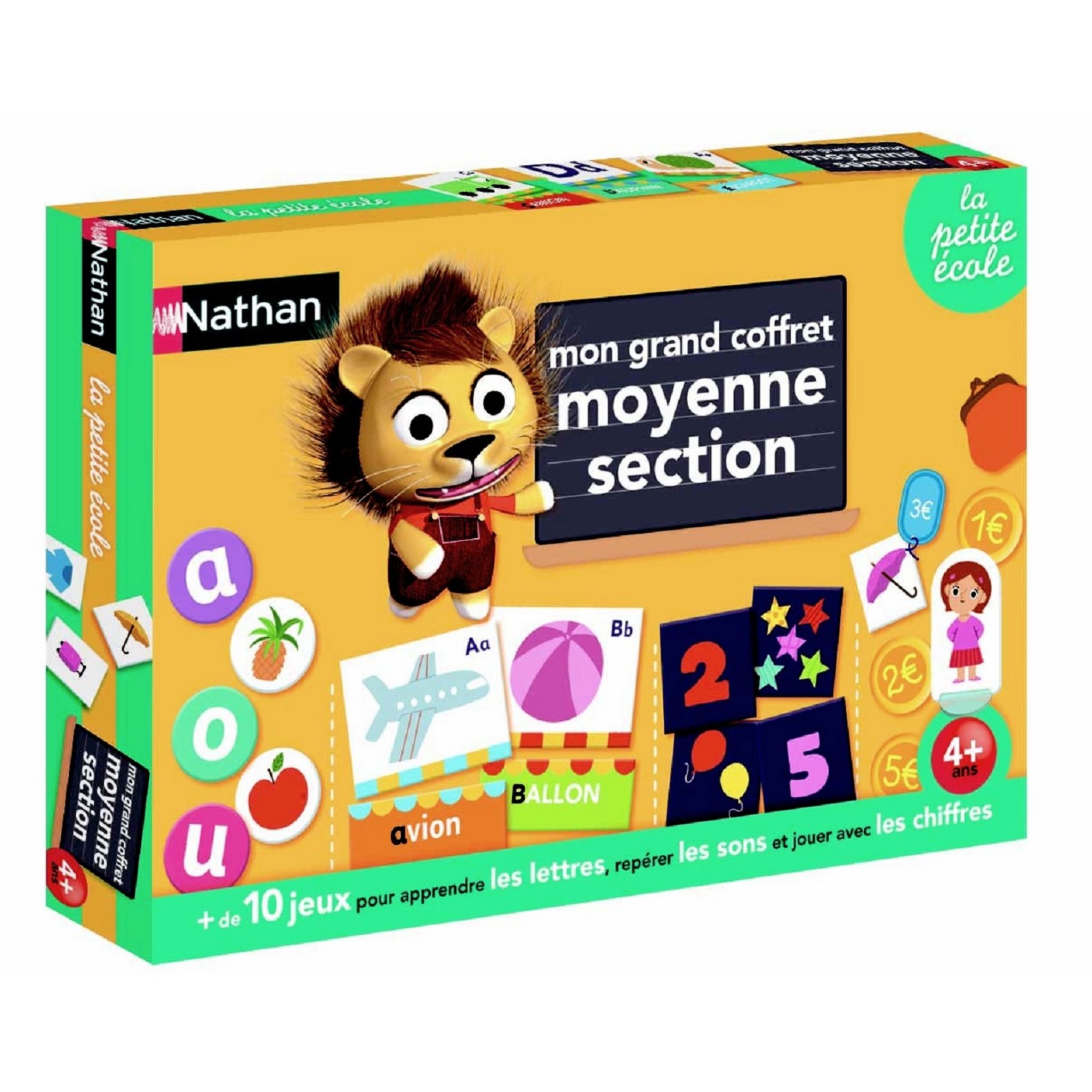 NATHAN Mon grand coffret moyenne section Jeu de logique pas cher