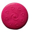 Frisbee pour chien, jouet caoutchouc rose