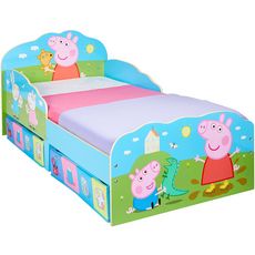Peppa Pig - Lit pour enfants avec rangements sous le lit 