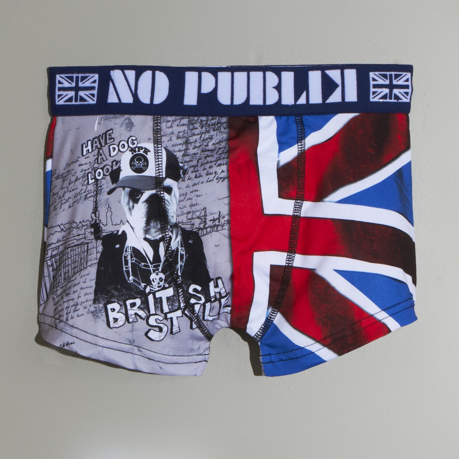 NO PUBLIK Boxer en microfibre pas cher Auchan