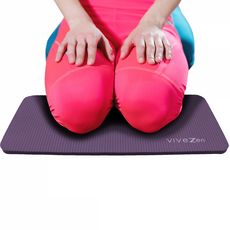 Tapis de yoga, de gym pour genoux 60 x 25 x 1,5 cm (Violet)