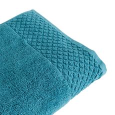 ACTUEL Maxi drap de bain en coton qualité zéro twist  600 g/m² (Bleu canard )
