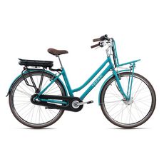 Adore Vélo électrique aluminium Femme 28  Cantaloupe Bleu
