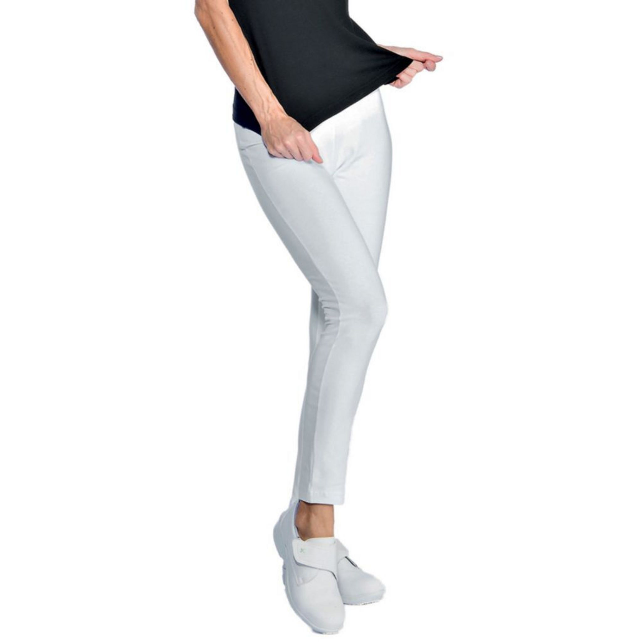 ISACCO Legging femme long blanc Isacco pas cher Auchan.fr