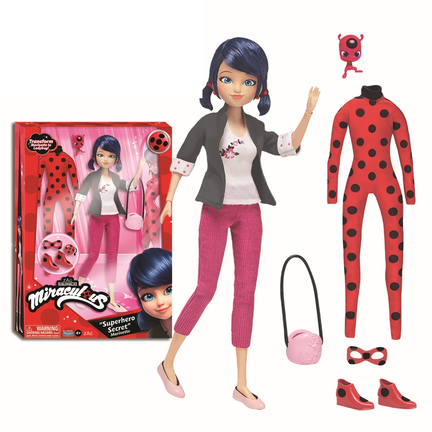 Déguisement Tikki Ladybug Miraculous 5-6 ans - Déguisements pour