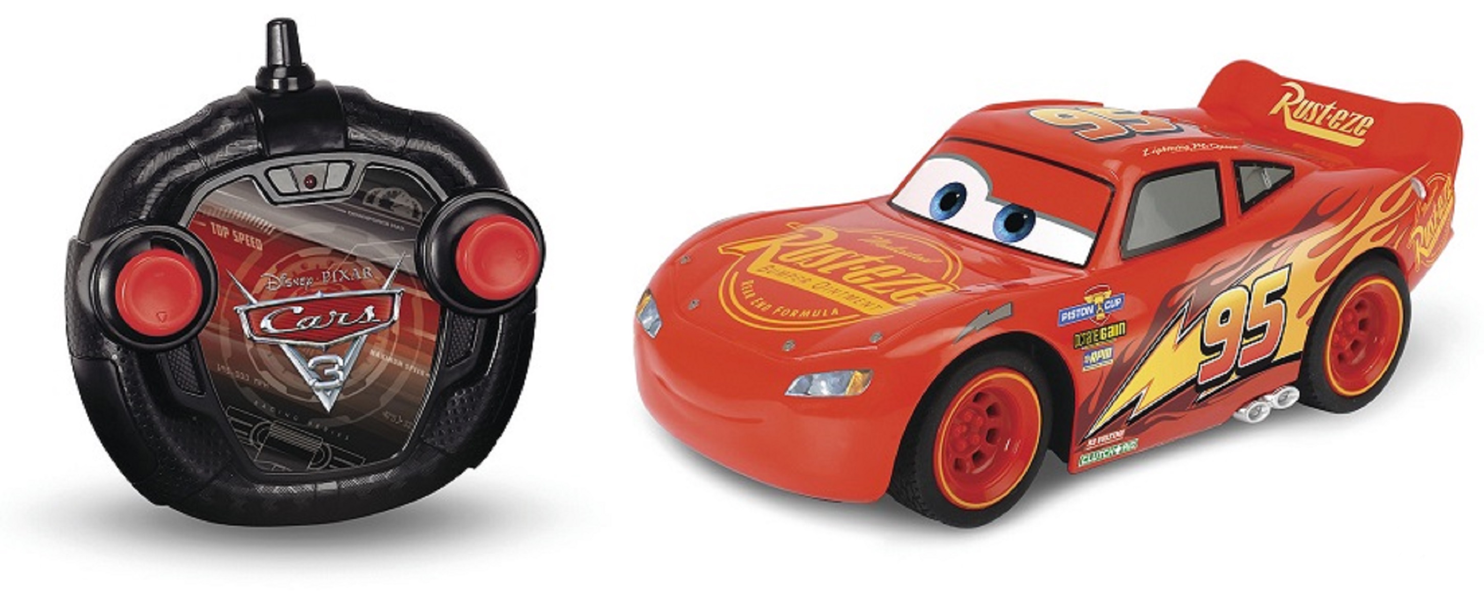 Voiture radiocommandée Flash McQueen 1/32 Cars 3 Majorette Bleue