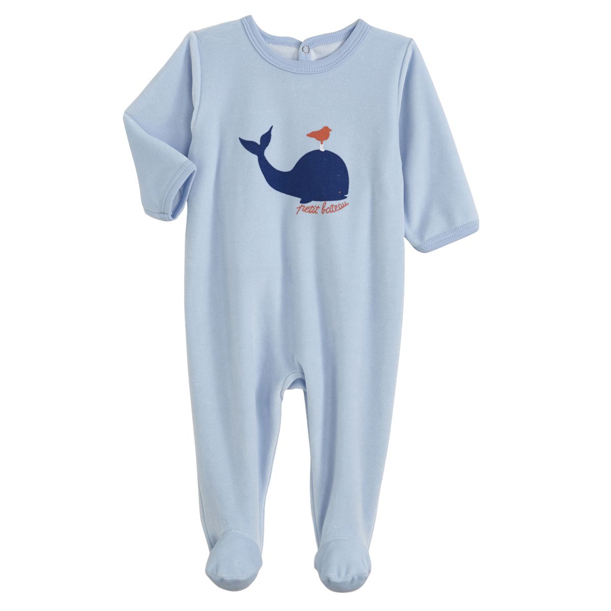 Petit Bateau Pyjama Velours Bebe Pas Cher A Prix Auchan