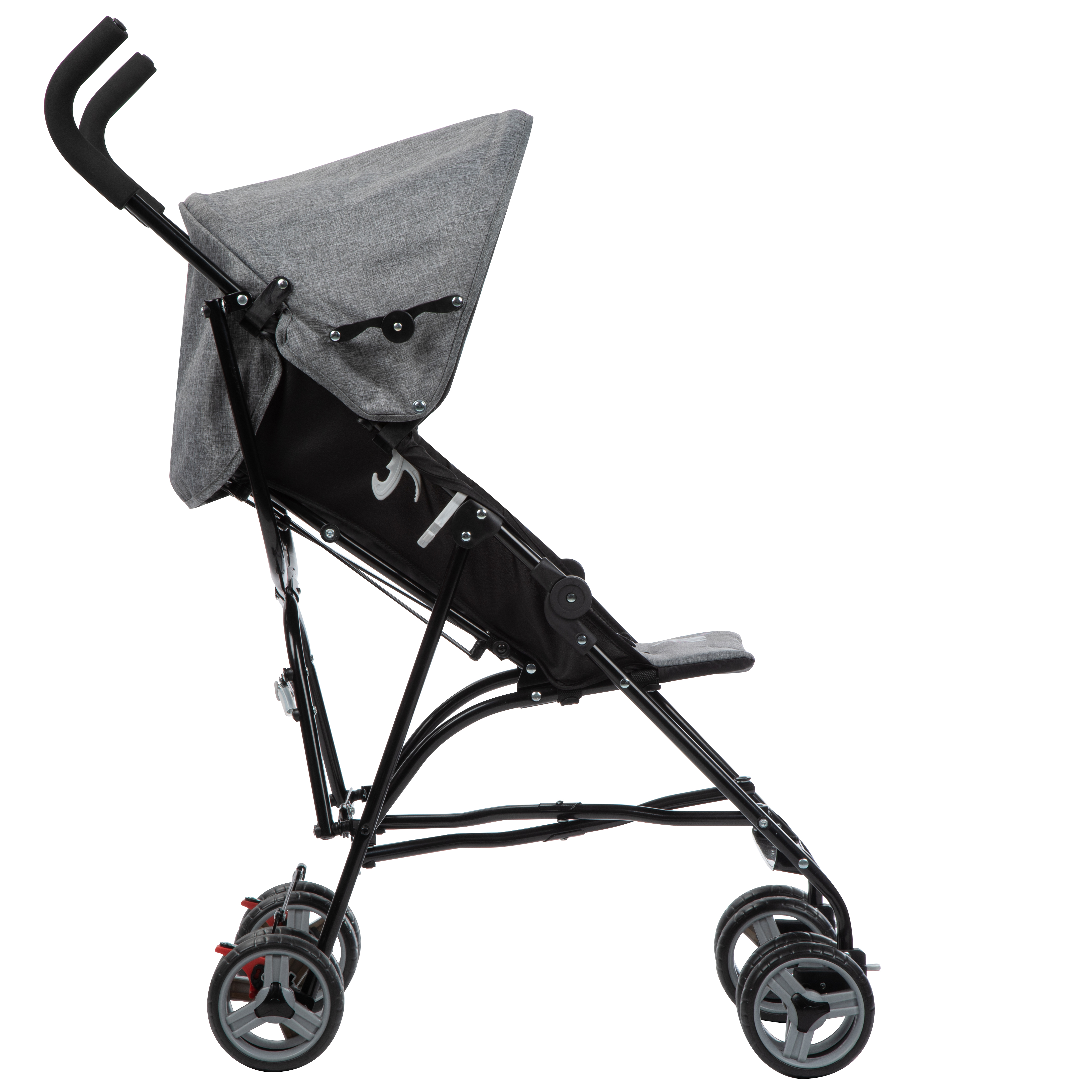 AUCHAN BABY Poussette canne b b buggy D09 gris chin pas cher