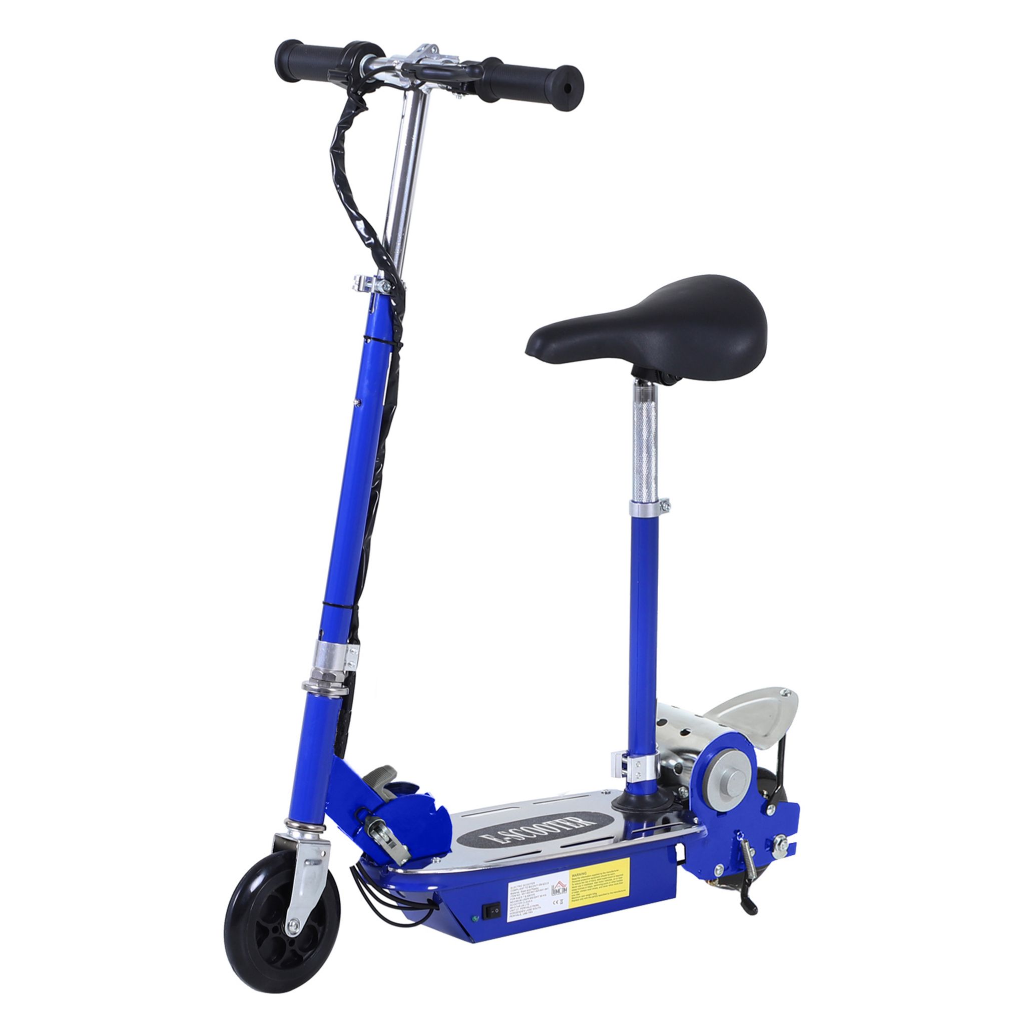 Trottinette électrique enfant 120 w - 8 km/h max. - alu. acier