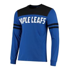 T-Shirt Bleu Manches longues Homme NHL Toronto Maple Leafs (Bleu)