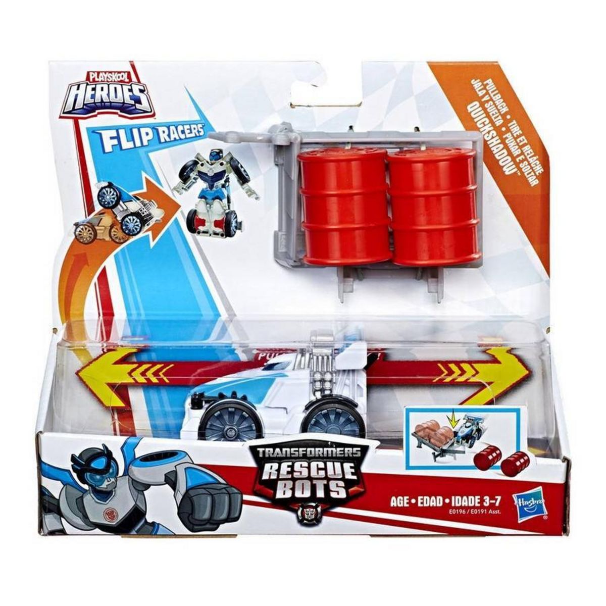 HASBRO Playskool Heroes Transformers Rescue Bot Quickshadow