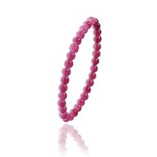 Bracelet orné de perles en verre violet par SC Crystal
