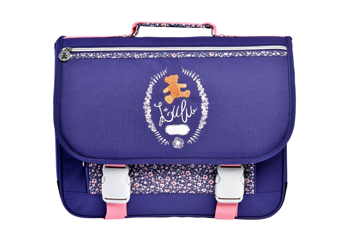 LULU CASTAGNETTE Cartable 38cm violet LULU CASTAGNETTE pas cher Auchan