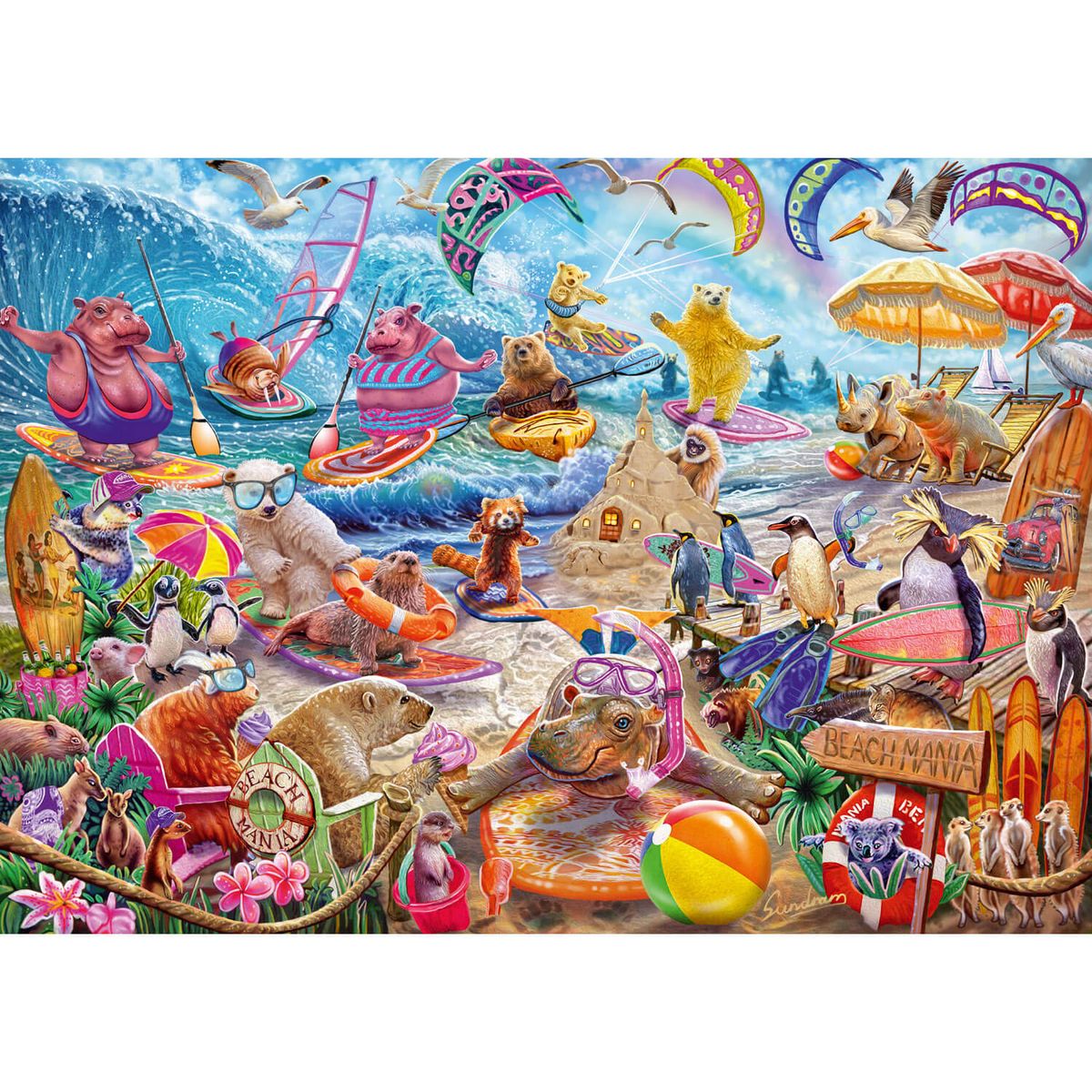 Schmidt Puzzle 1000 pièces : Beach Mania