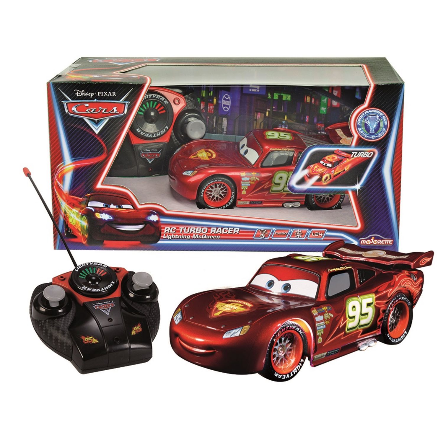 SMOBY Voiture radiocommandée McQueen Ice - Cars pas cher 