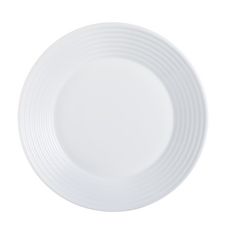 LUMINARC Service d'assiettes 18 pièces en opale HARENA Blanc (Blanc)