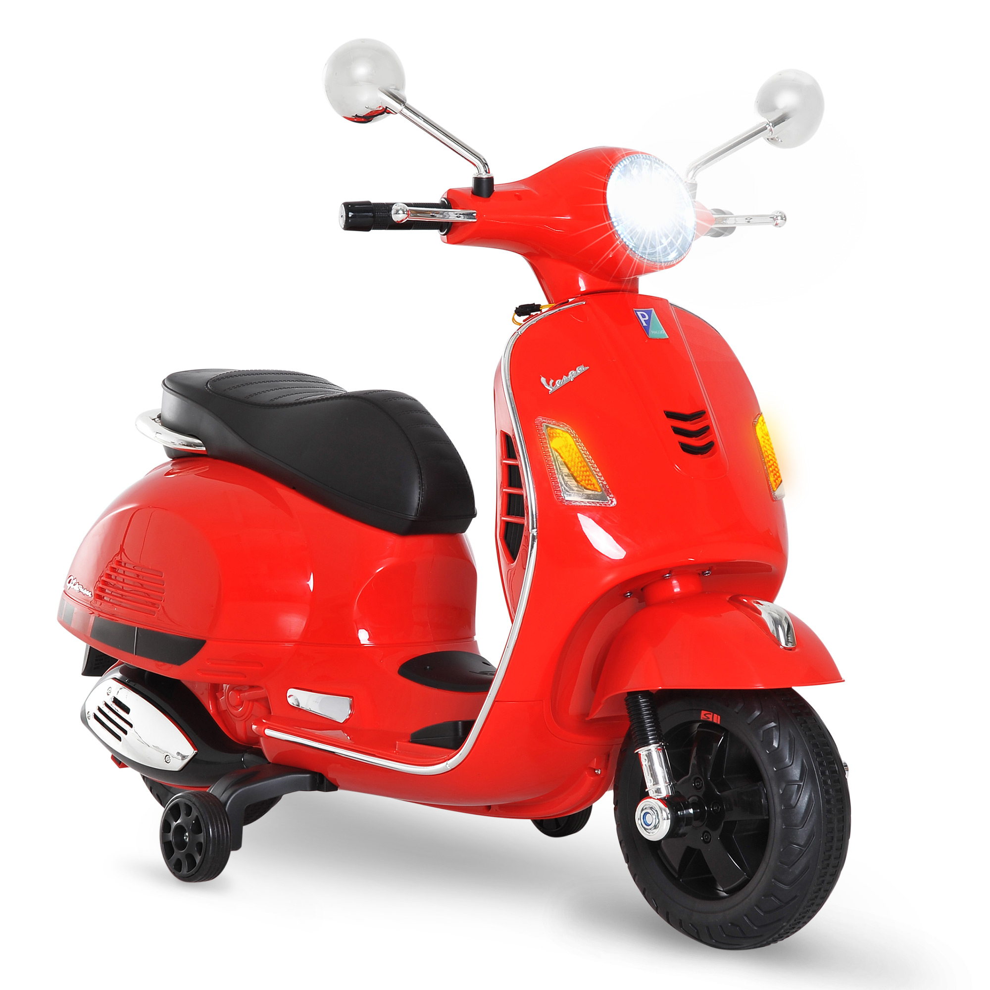 Vespa Scooter Electrique pour Enfants, 6V, 1-6 Ans, Moto