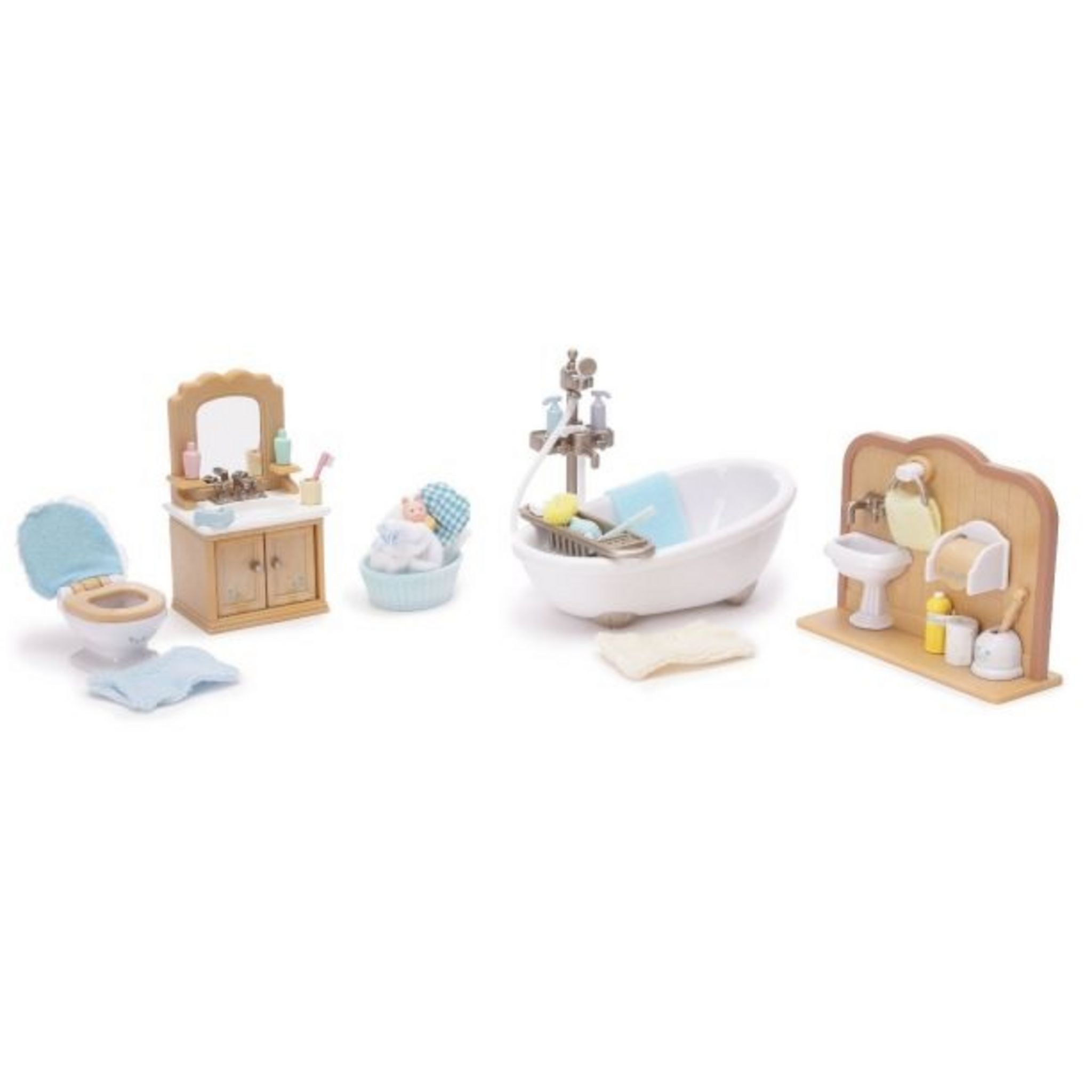 Sylvanian families Set Salle de Bain Sylvanian pas cher 