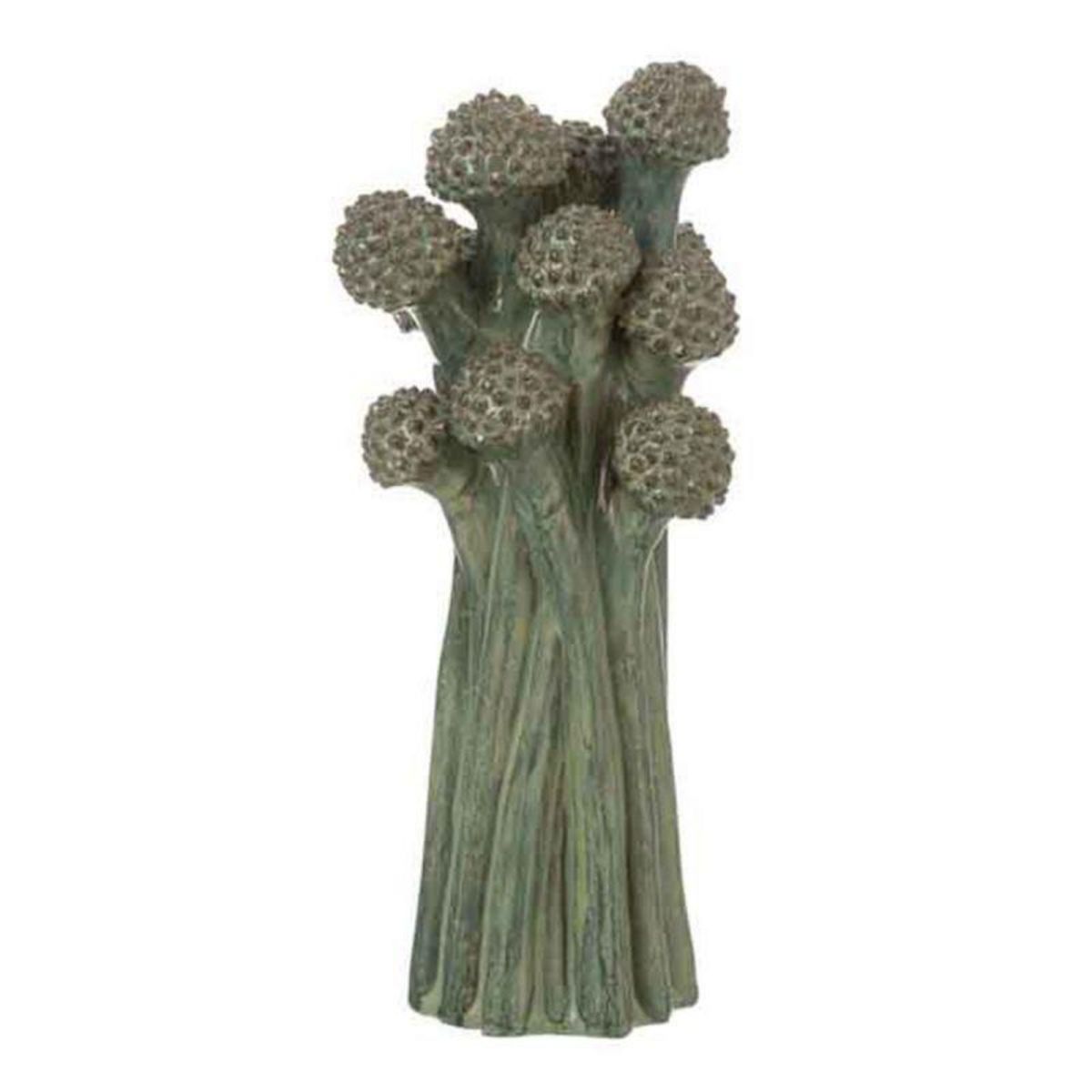 Paris Prix Statuette Déco en Céramique  Brocoli  32cm Vert