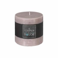 Bougie Cylindrique  Rustic  10cm Taupe