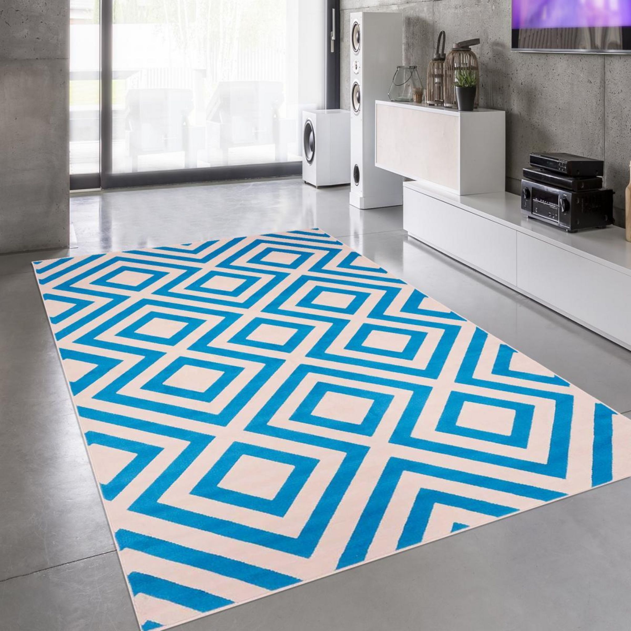 Tapis salon WORKYPATCH en polypropylène Fait en Europe