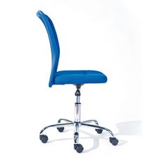 Chaise de bureau pour enfant pivotante ajustable en hauteur CLYDE (Bleu)