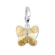 Charm papillon golden SC Crystal orné de Cristaux scintillants