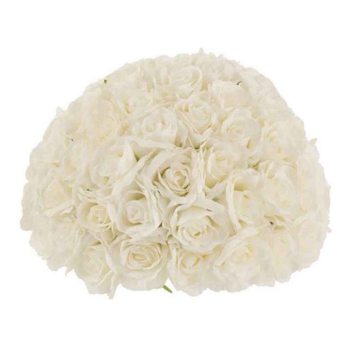 Paris Prix Boule de Fleurs Artificielles Roses 43cm Blanc pas cher à prix  Auchan