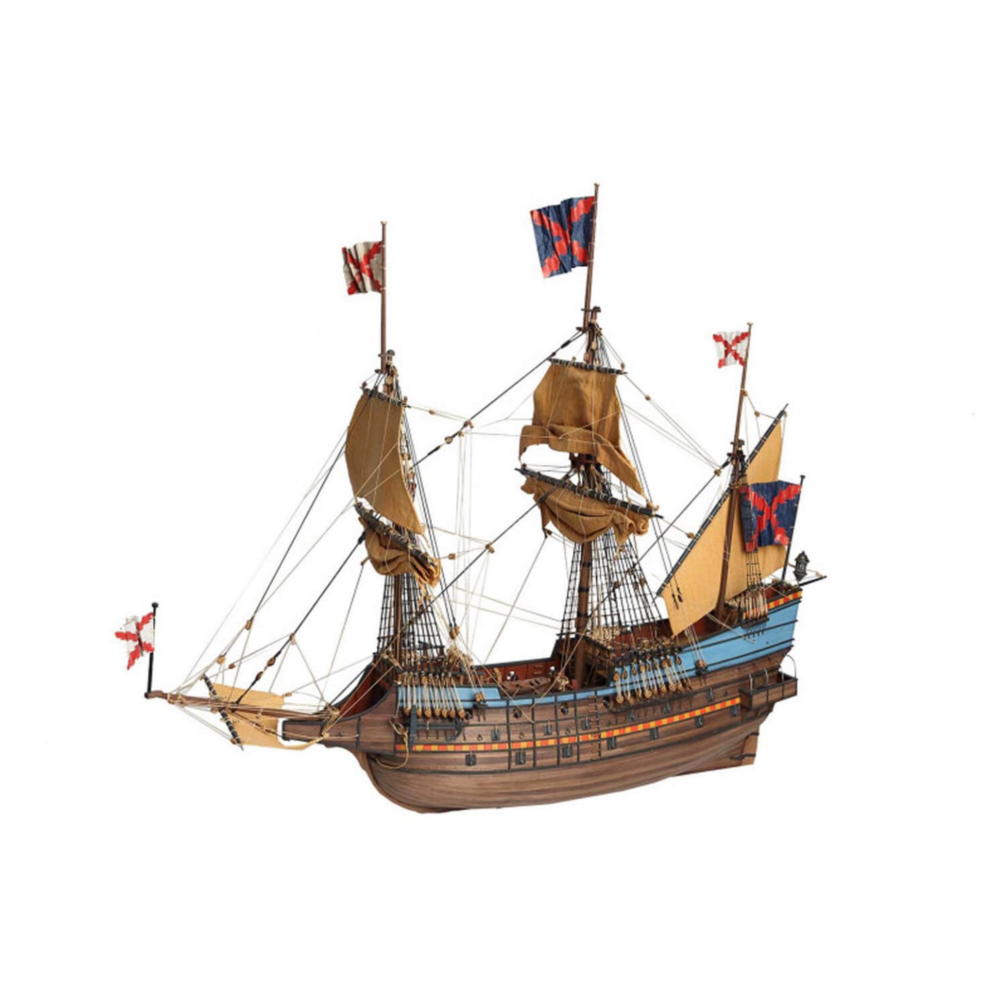 Maquette bateau en bois : L'Hermione La Fayette - Disarmodel - Rue