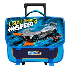 Cartable roulettes 38cm gar on Hot Wheels bleu pas cher Auchan.fr