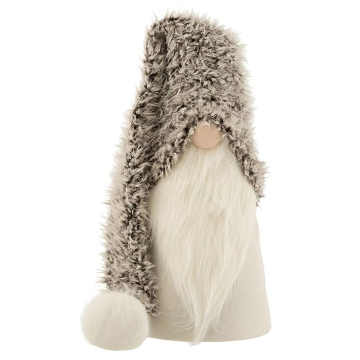 Statuette Déco Père Noël Hiver 60cm Gris pas cher à prix Auchan