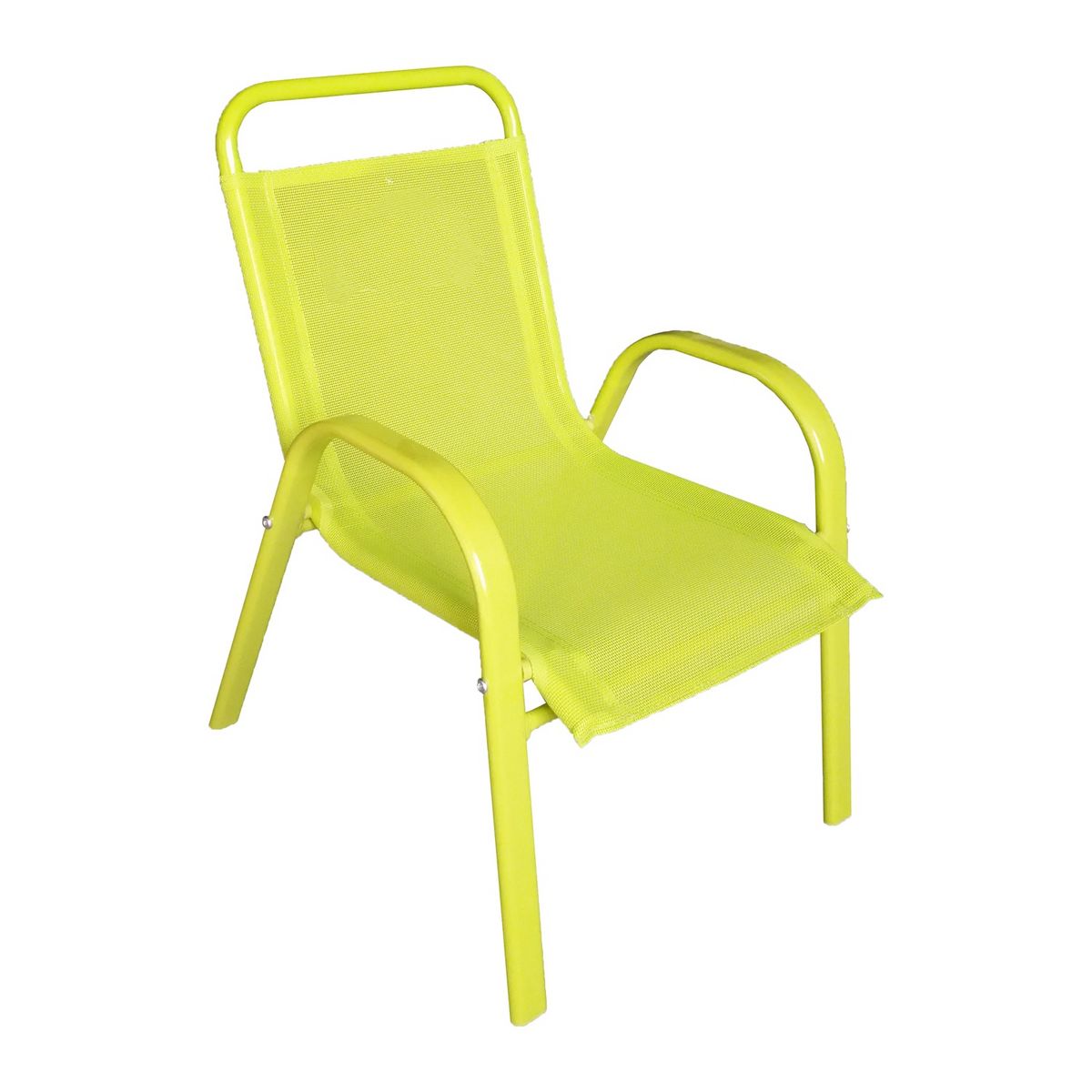 Chaise de jardin enfant jaune pas cher 